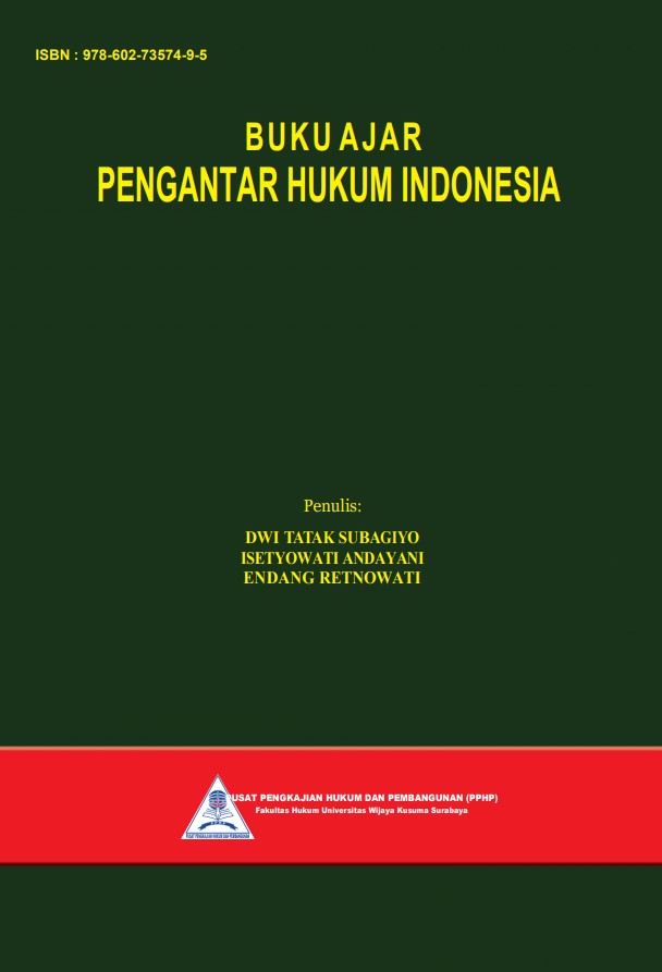 Buku Ajar Pengantar Hukum Indonesia