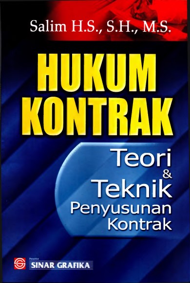 HUKUM KONTRAK Teori dan Teknik Penyusunan Kontrak