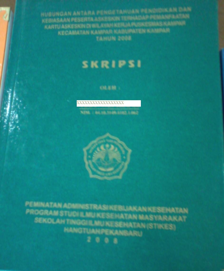 Hubungan Prilaku ibu dengan Status Gizi Anak Balita Di Kelurahan   Bagan Hulu Wilayah Kerja Puskesmas Bangko Kab. Rokan Hilir