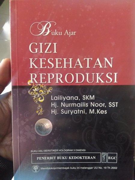 Buku Ajar Gizi Kesehatan Reproduksi