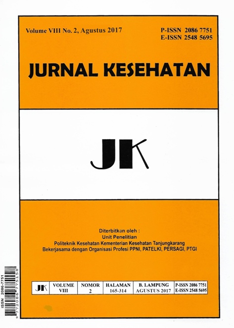 Jurnal Kesehatan Vol 8, No 2 (2017)