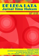 Jurnal Ilmu Hukum :DE LEGA LATA