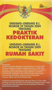 undang-undang nomor 29 tahun 2004 tentang praktik kedokteran